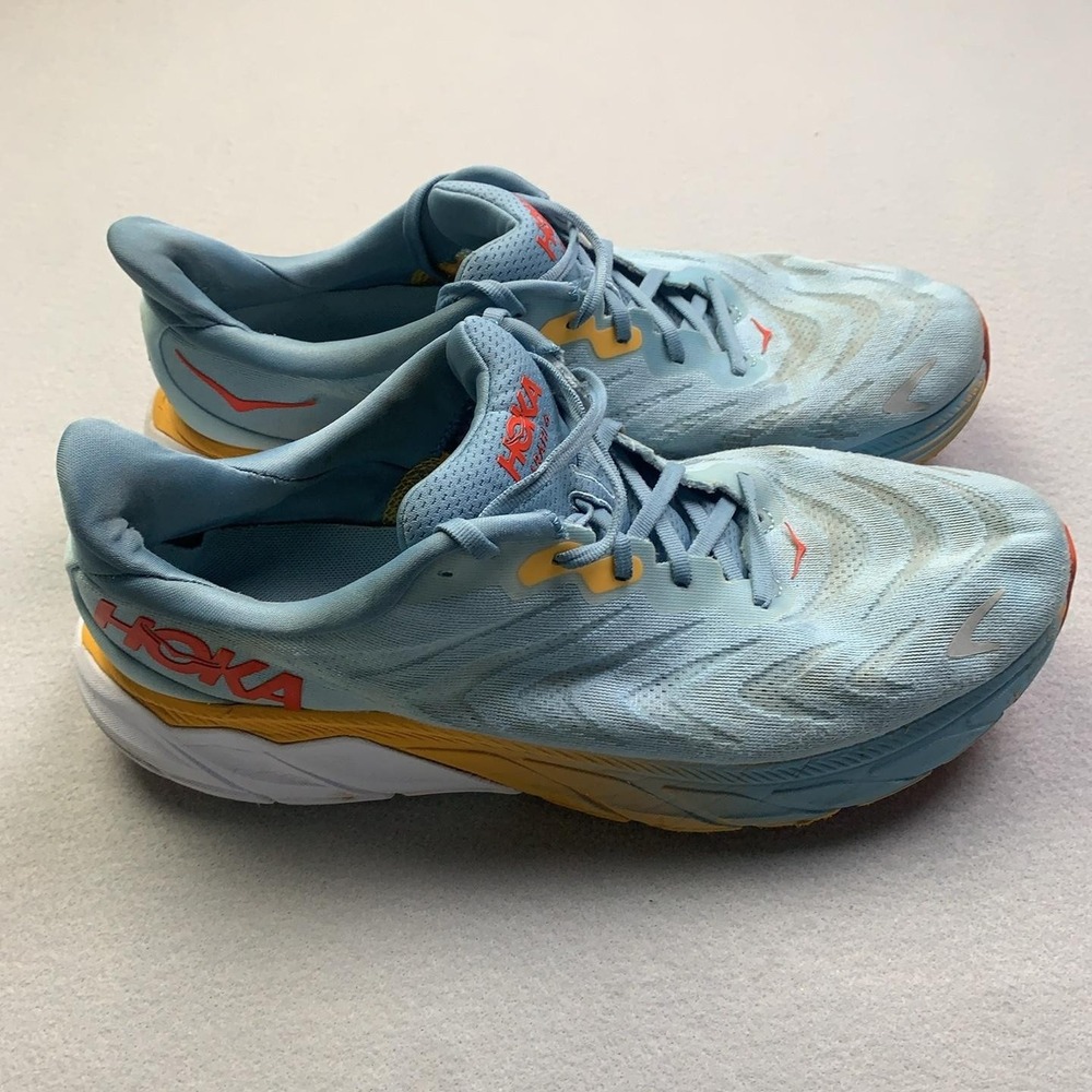 Hoka One One Arahi 6 Running Shoes Mens Size 12 Blue Stability 1123194 SSMS